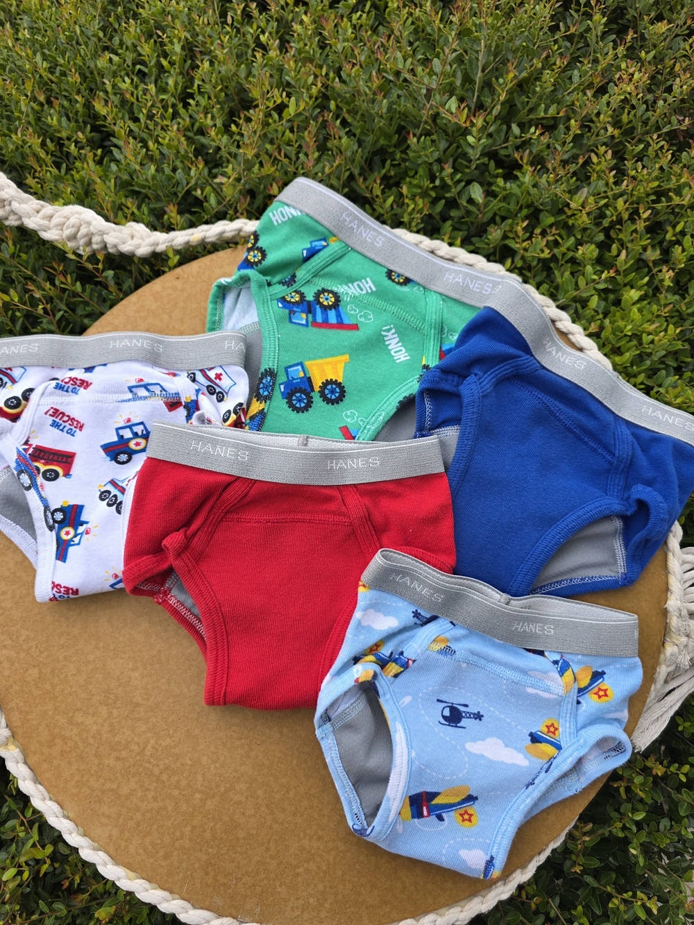 Hanes Kids Assorted Color Briefs Pack - Toddler BOYS 2-3 Years Old